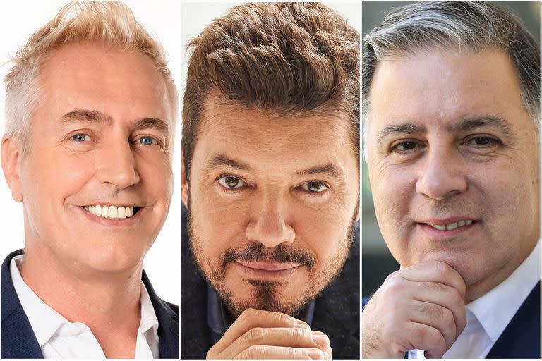 Marley, Marcelo Tinelli y Fabián Doman, protagonistas de la noche del miércoles