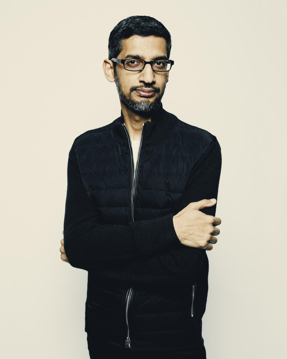 Sundar Pichai, director ejecutivo de Google, en Manhattan, el 2 de noviembre de 2018. (Erik Tanner/The New York Times)