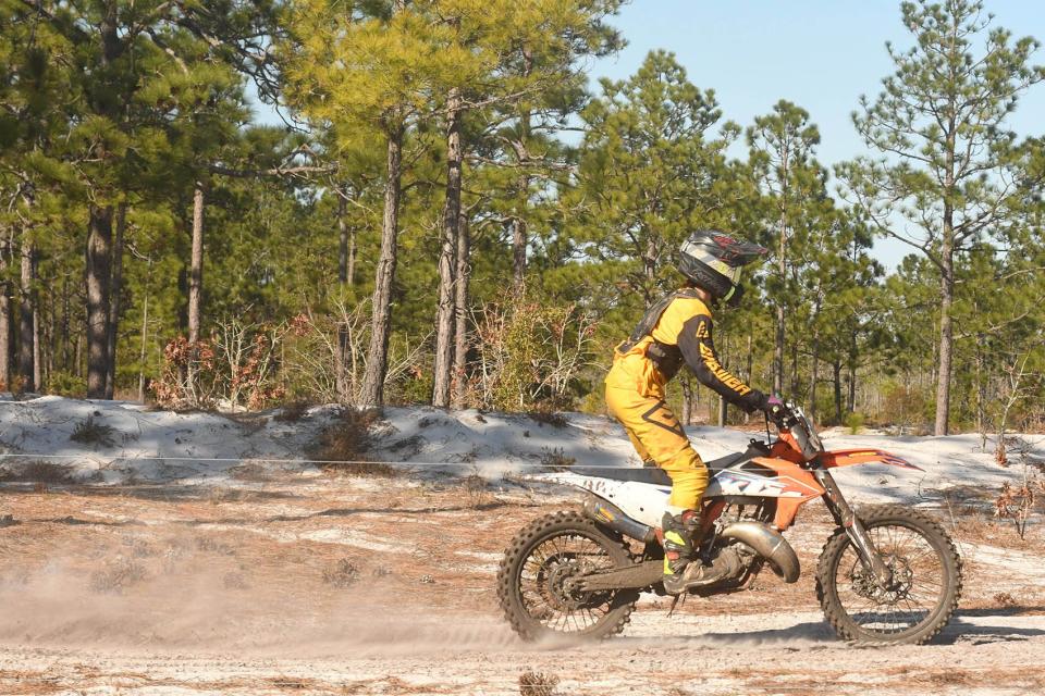 While Pender officials denied an appeal for a business to run a motocross track, dirt bikes are still allowed to ride on the property separate from any commercial activity.