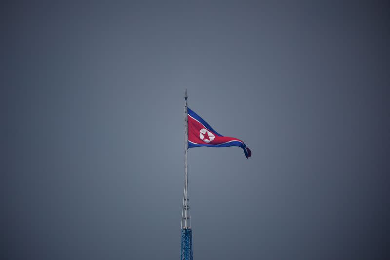 FILE PHOTO: The truce village of Panmunjom inside the demilitarized zone (DMZ) separating the two Koreas