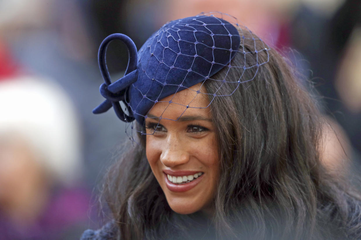 The Duchess of Sussex during a visit to the Field of Remembrance at Westminster Abbey in Westminster, London.