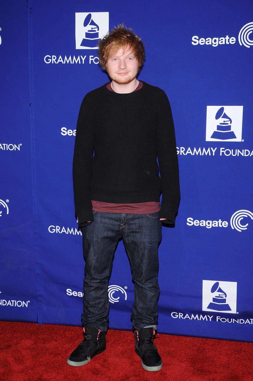 ed sheeran first grammys