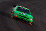 HOMESTEAD, FL - NOVEMBER 19: Danica Patrick drives the #7 GoDaddy.com Chevrolet during the NASCAR Nationwide Series Ford 300 at Homestead-Miami Speedway on November 19, 2011 in Homestead, Florida. (Photo by Jonathan Ferrey/Getty Images)