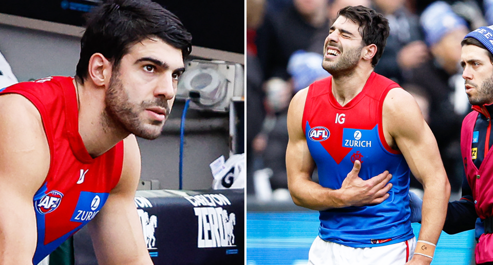 Pictured here is Melbourne Demons star Christian Petracca.