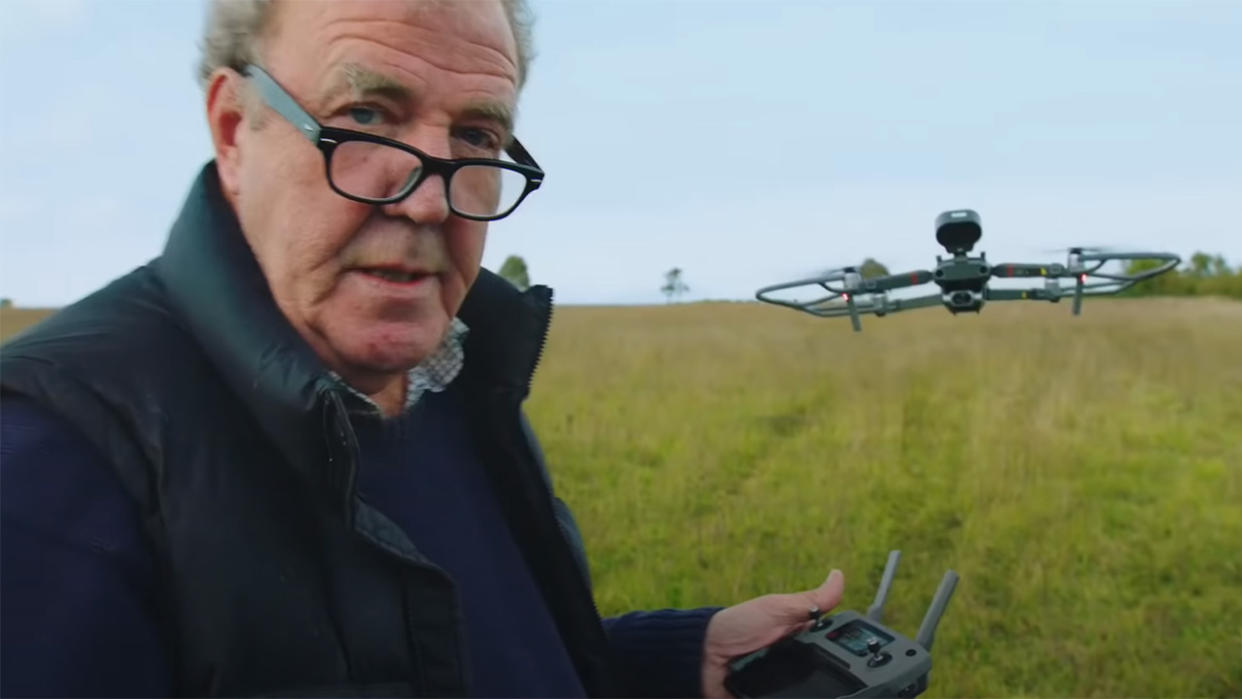  Jeremy Clarkson in Season 1 of Clarkson's Farm trailer. 