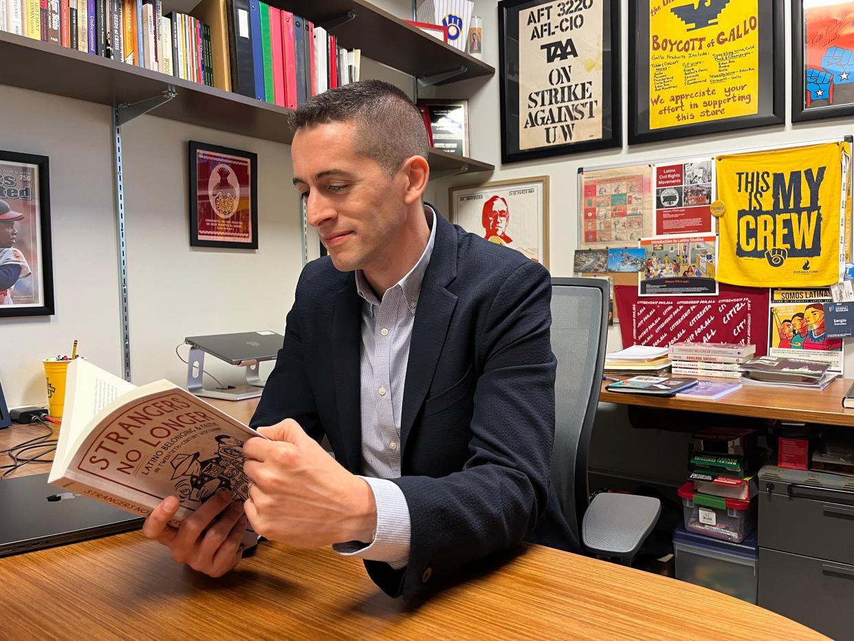 Sergio González's non-fiction book “Strangers No Longer: Latino Belonging and Faith in Twentieth-Century Wisconsin” is the first book to compile more than 100 years of Latino history in Wisconsin.