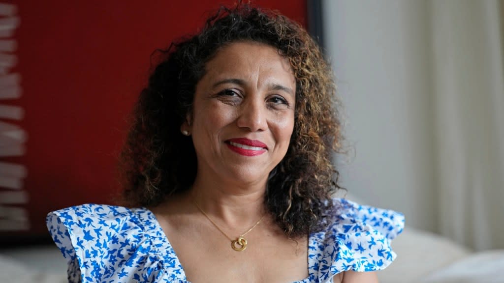 Monica Fulton poses at her home in Houston. Fulton prioritizes giving to organizations that serve the city’s residents, like the food bank, a homeless shelter and an arts education organization. (Photo: David J. Phillip/AP)