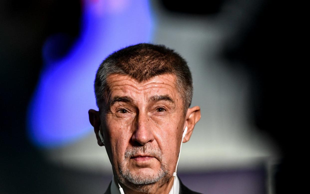 Andrej Babis, Slovak-born billionaire and leader of the ANO movement - EPA