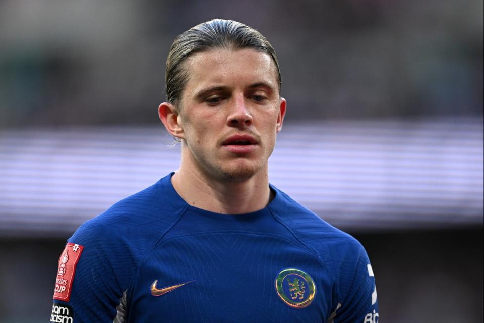 Conor Gallagher’s future at Chelsea remains uncertain (The FA via Getty Images)