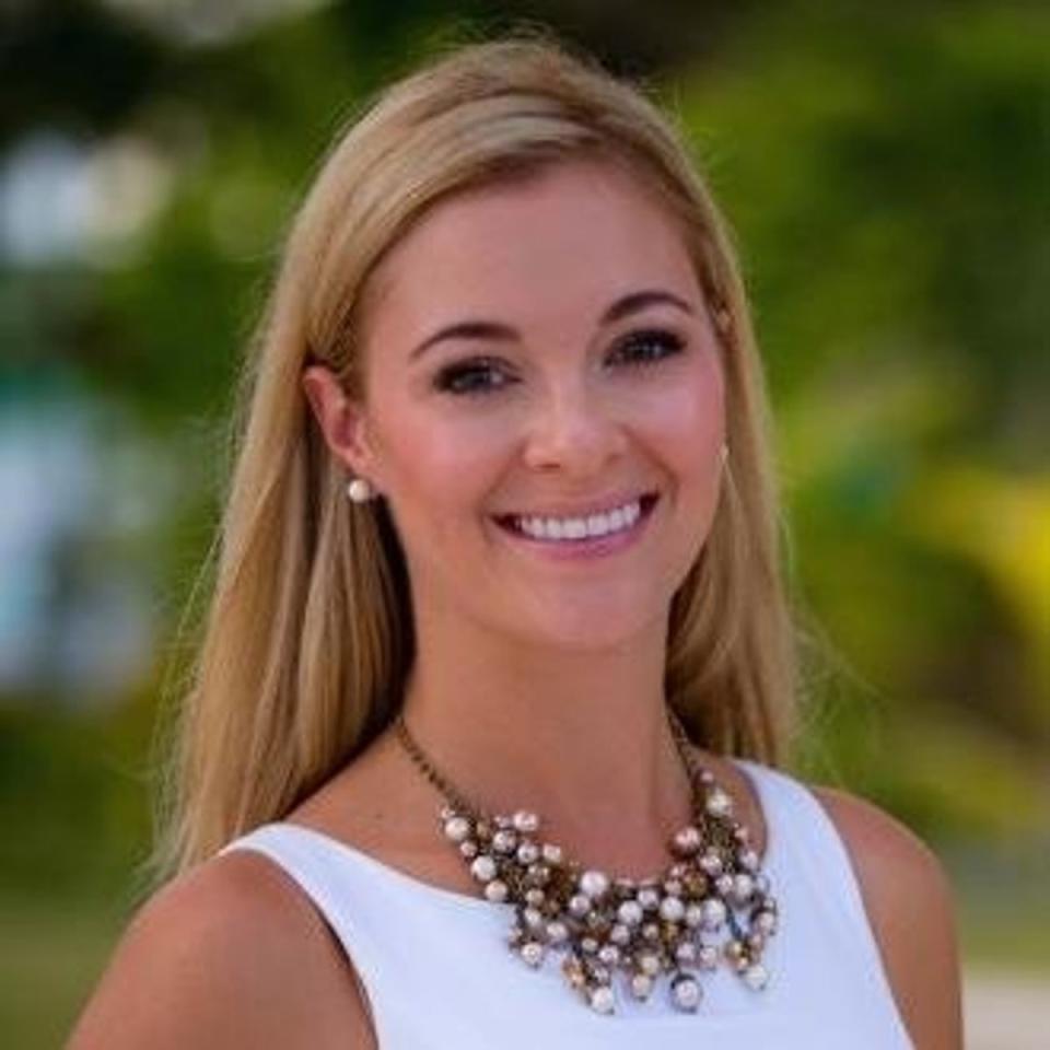 Jasmine Hartin, pictured in her LinkedIn photo, worked for her husband’s hotel, The Alaia, in Belize (LinkedIn/Jasmin Hartin)