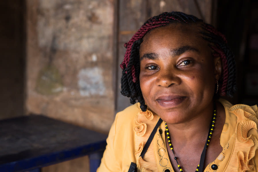 Ndidi Ekeanyawu paid a traditional healer every two weeks to drain the fluid from her legs.&nbsp;But she saw no improvement in her condition.&nbsp; (Photo: The Carter Center / R McDowell)