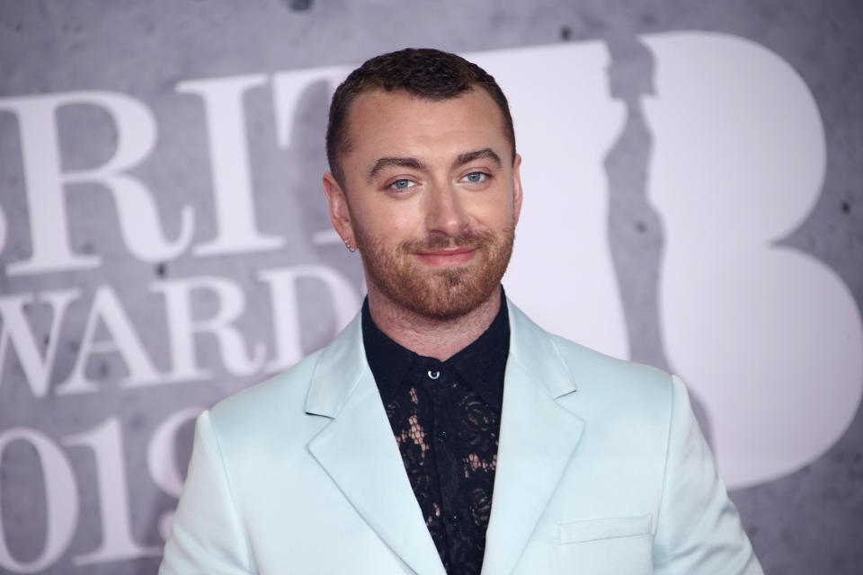 Sam Smith said their hair had been a "touchy place" before getting the surgery.  (Photo: Joel C Ryan/Invision/AP)