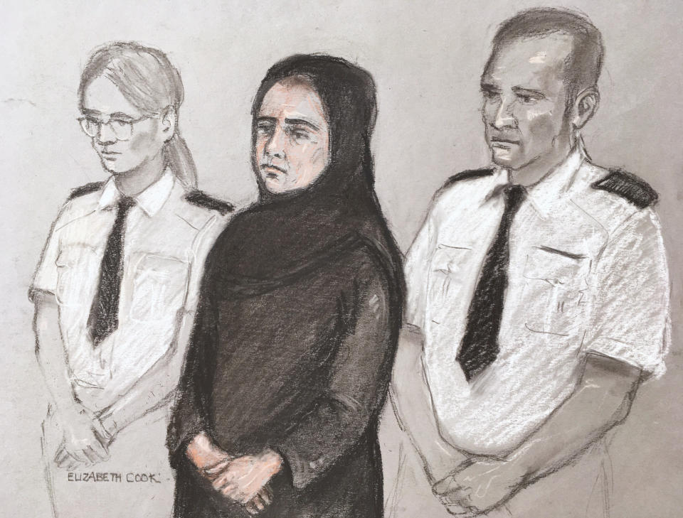 Safiyya Amira Shaikh, 37, of Hayes, West London, appeared at the Old Bailey. (Elizabeth Cook/PA Images)