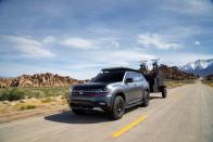 <p>Volkswagen's debuting this trail-ready concept of the Atlas called Atlas Basecamp at the New York auto show.</p>