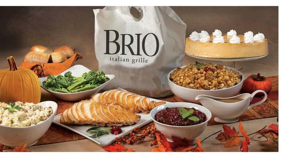 brio italian grille thanksgiving dinner