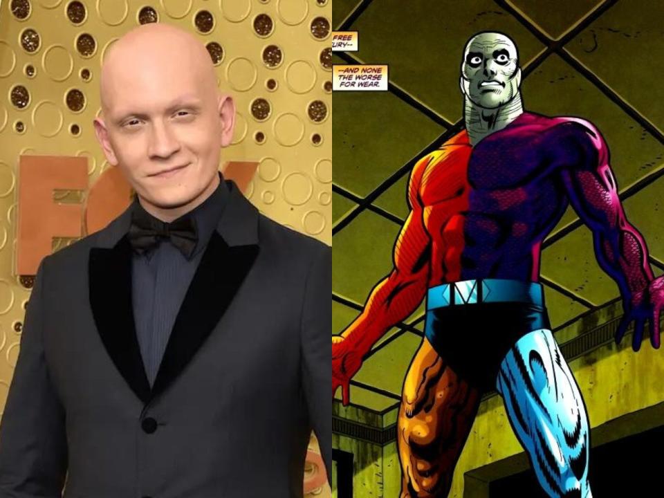 Anthony Carrigan plays another new DC hero called Metamorpho