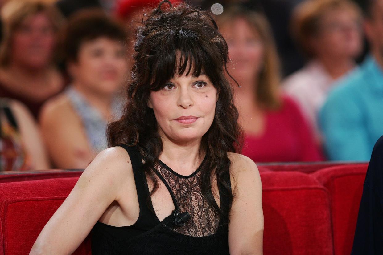 PARIS, FRANCE - OCTOBER 10: Isabelle Mergault attends Vivement Dimanche Tv show on October 10, 2012 in Paris, France. (Photo by Serge BENHAMOU/Gamma-Rapho via Getty Images)