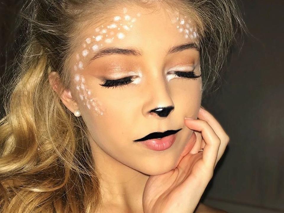 Abby Collier Deer Makeup