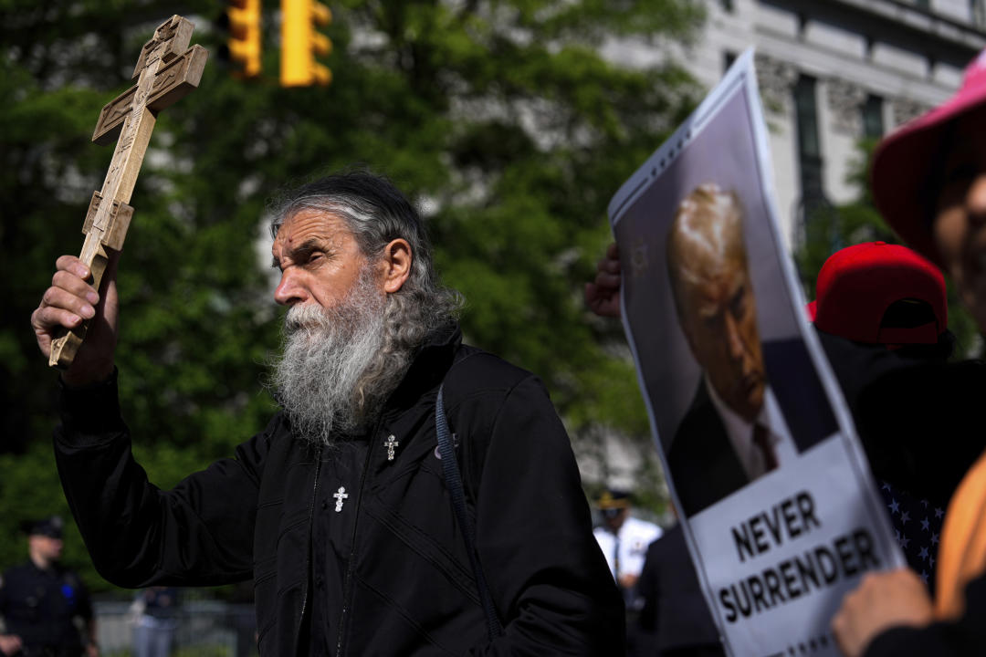 A devout Christian showing his support for Donald Trump