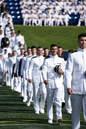 Midshipmen graduate at U.S. Naval Academy