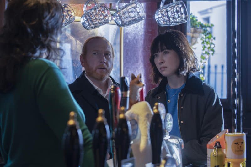 Adrian Scarborough and Vanessa Emme star in "The Chelsea Detective." Photo courtesy of Acorn TV