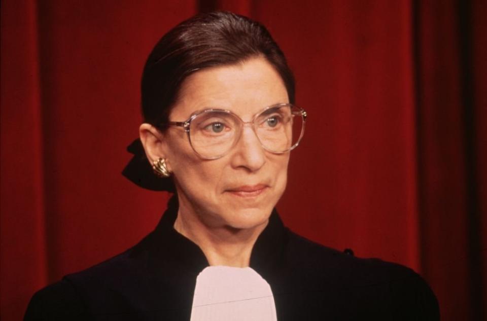 Ruth Bader Ginsburg.