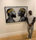 <p>The NBA star is memorializing two of his late heroes — Nipsey Hussle and Kobe Bryant — with a new art piece in his home. "Wit me every single day when walking my hallways," <a href="https://www.instagram.com/p/CLa6hSUAKpL/" rel="nofollow noopener" target="_blank" data-ylk="slk:he wrote;elm:context_link;itc:0;sec:content-canvas" class="link ">he wrote</a>.</p>