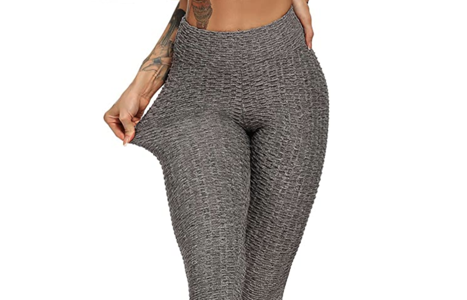 Leggings de cintura alta FITTOO. Foto: amazon.com.mx