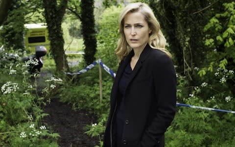 Anderson starred as Stella Gibson in The Fall - Credit: Helen Sloan