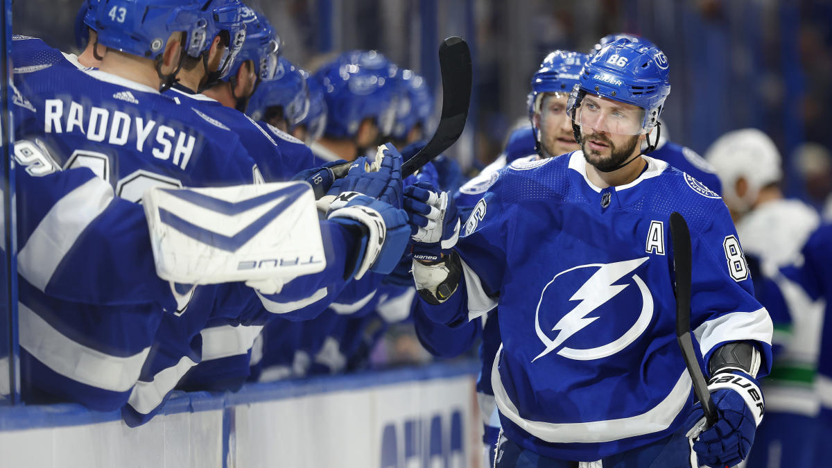 Nikita Kucherov joins exclusive club after 2-goal, 1-assist Game 1 for  victorious Lightning in Stanley Cup Final - ESPN