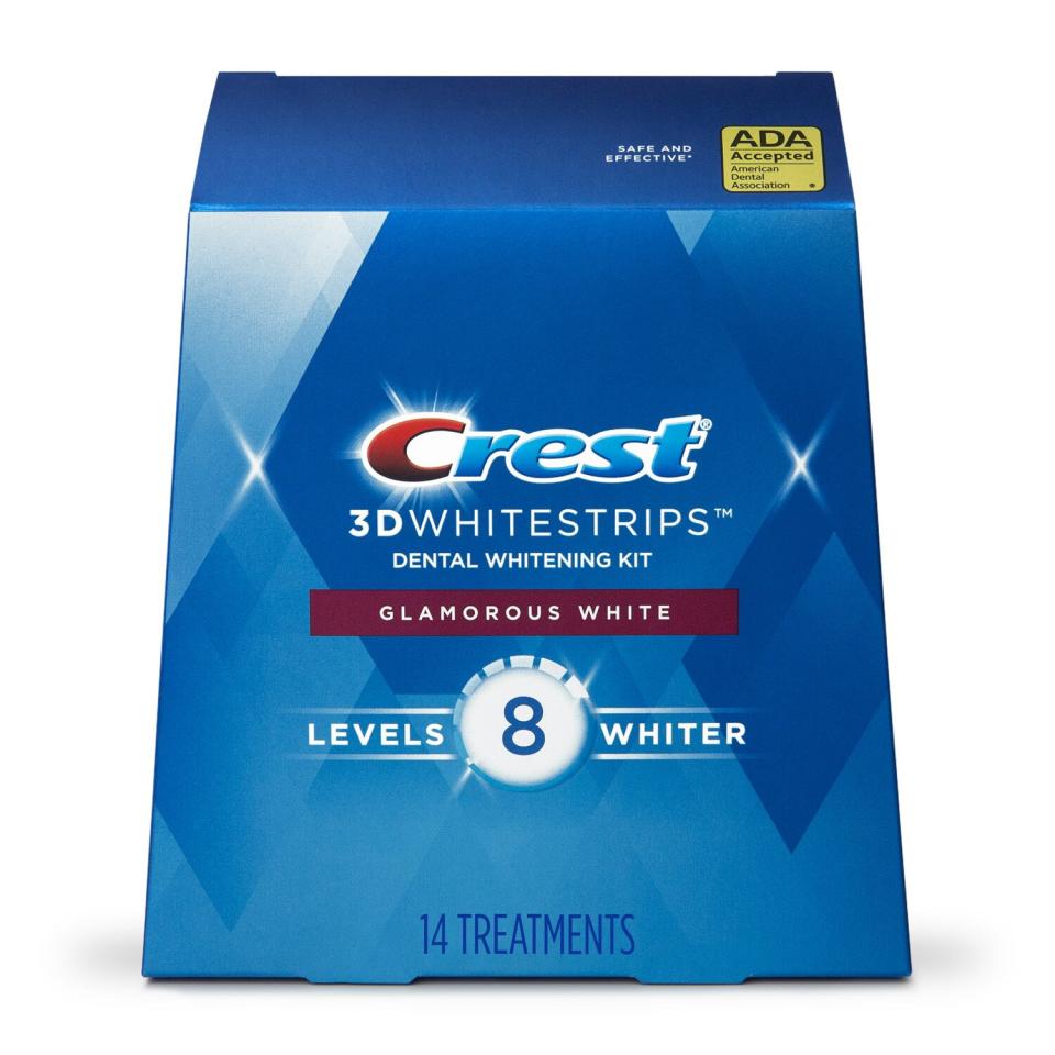 Crest 3D Whitestrips Glamorous White At-Home Teeth Whitening Kit