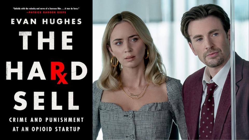 Pain Hustlers with Chris Evans and Emily Blunt based on The Hard Sell