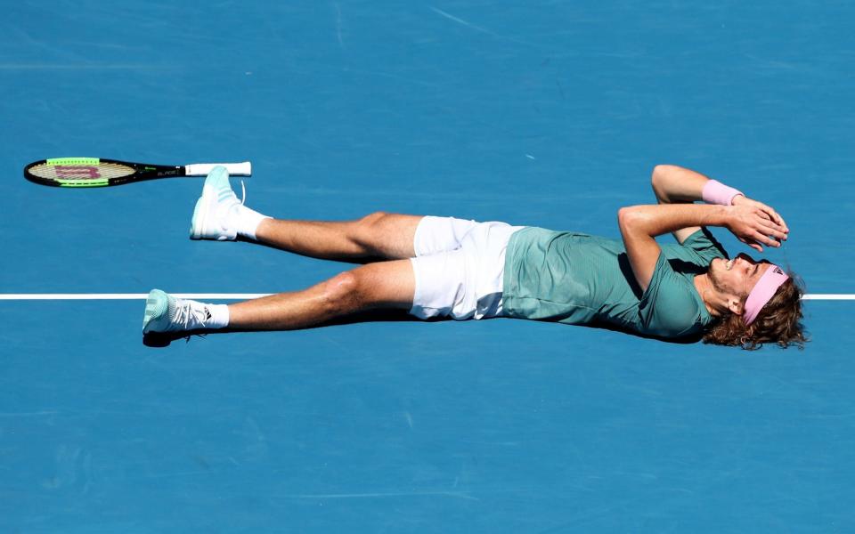 Stefanos Tsitsipas said one of his aims for the year was to reach a grand slam semi - Getty Images AsiaPac