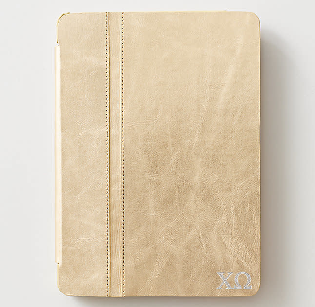 Personalized Metallic Leather iPad Cover, $79,&nbsp;<a href="https://www.rhteen.com/catalog/product/product.jsp?productId=rhtn_prod102902&amp;categoryId=rhbc_cat507002&amp;src=rel" target="_blank">RHTeen</a>
