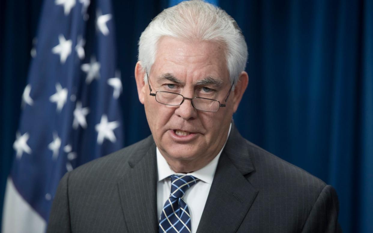 Rex Tillerson, secretary of state, said he was meant to retire in March - EPA