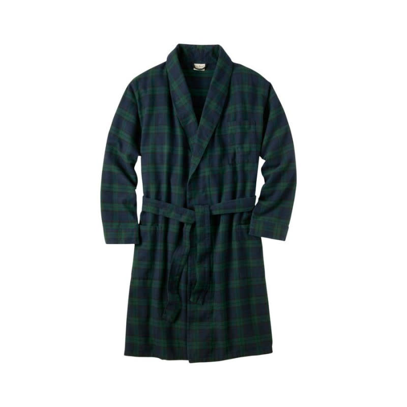 <p>Courtesy of L.L. Bean</p><p>Some combination of exhaustion and a desire to protect their baby from the outside world turns many new dads into homebodies for the first few weeks (or months) of fatherhood. There’s nothing better during this period than a classic robe, like this one from L.L. Bean. The soft, midweight Portuguese flannel fabric is perfect for late-night feedings, and the sharp tartan patterns have an unmistakably classic paternal heir about them.</p><p>[$79; <a href="https://clicks.trx-hub.com/xid/arena_0b263_mensjournal?q=https%3A%2F%2Fclick.linksynergy.com%2Fdeeplink%3Fid%3Db8woVWHCa*0%26mid%3D38678%26u1%3Dmj-giftsfornewdad-cleblanc-1023%26murl%3Dhttps%3A%2F%2Fwww.llbean.com%2Fllb%2Fshop%2F18603&event_type=click&p=https%3A%2F%2Fwww.mensjournal.com%2Fgear%2Fgifts-for-new-dads%3Fpartner%3Dyahoo&author=Cameron%20LeBlanc&item_id=ci02cc9a3980002714&page_type=Article%20Page&partner=yahoo&section=shopping&site_id=cs02b334a3f0002583" rel="nofollow noopener" target="_blank" data-ylk="slk:llbean.com;elm:context_link;itc:0;sec:content-canvas" class="link ">llbean.com</a>]</p>