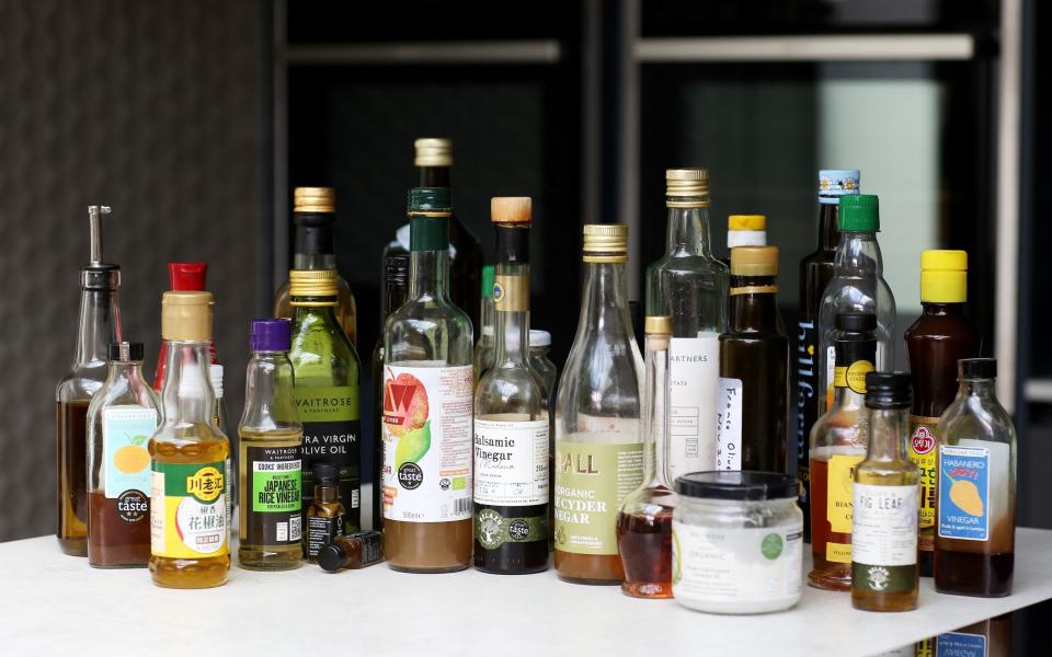 Tip: don't empty all of your cupboards at once - tackle them shelf by shelf