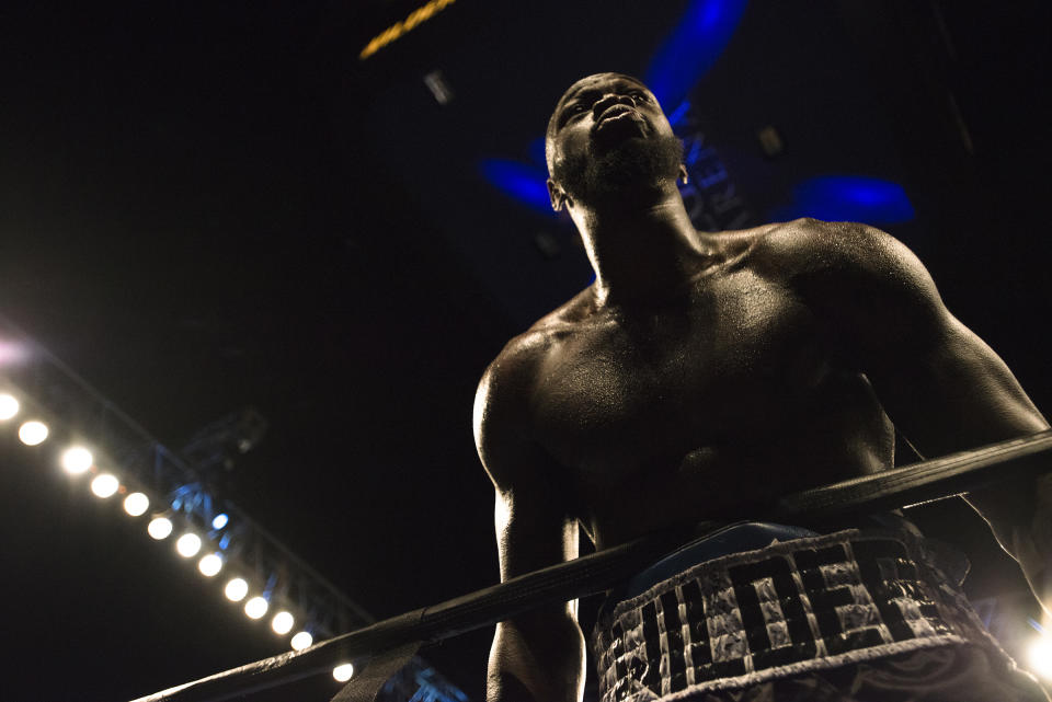 World heavyweight titleholder Deontay Wilder is 39-0 with 38 knockouts, but hasn’t faced a major league competitor. (AP)