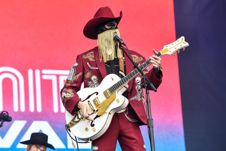 Country artist Orville Peck's debut album, "Pony," has drawn favorable comparisons to Roy Orbison and Elvis Presley. (Photo: Erika Goldring via Getty Images)