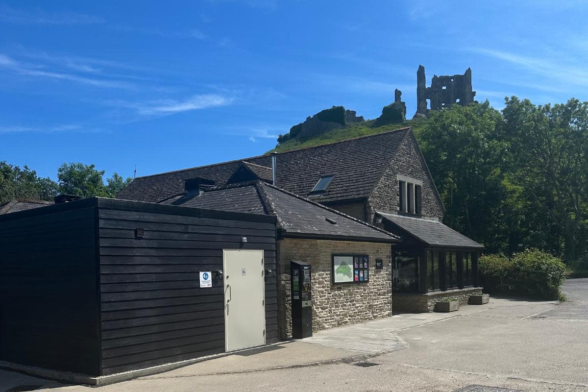Castle View visitor centre and Corfe Castle with new Changing Place facility <i>(Image: National Trust)</i>