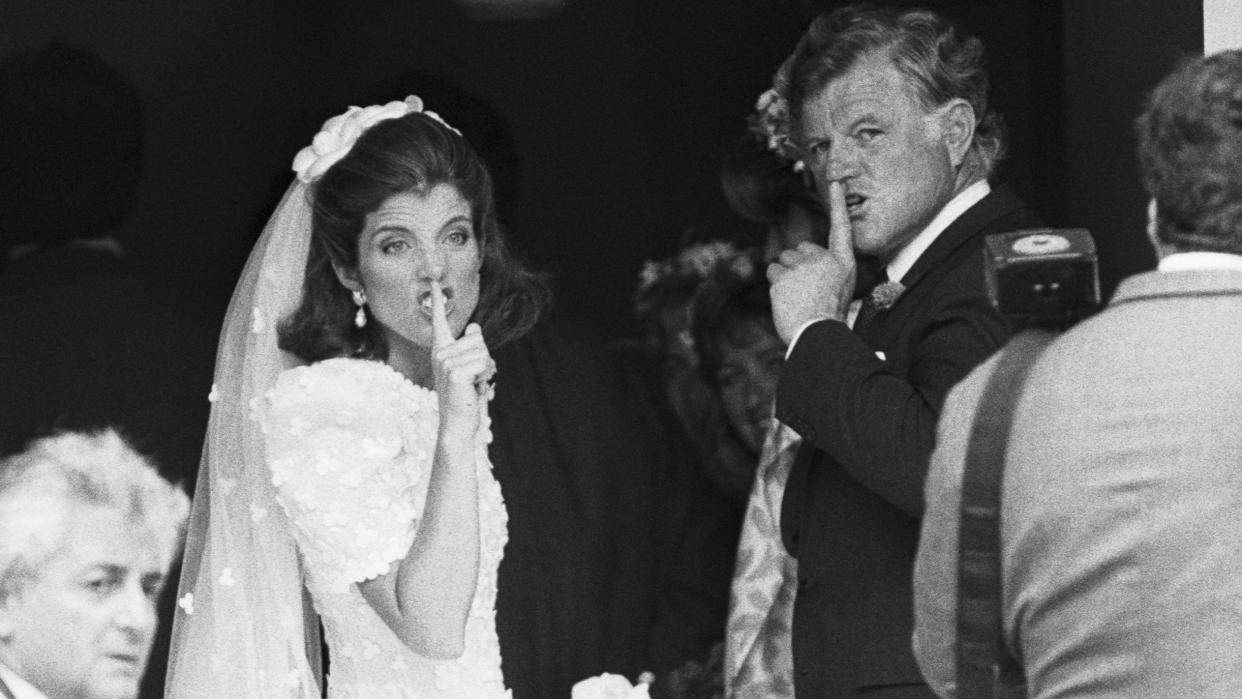 kennedys quieting press at caroline's wedding