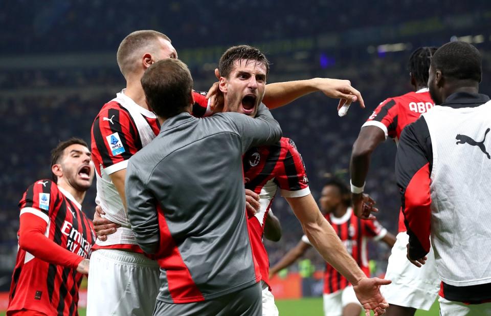 Inter 1-2 AC Milan: Gabbia scores late winner to stop history being made