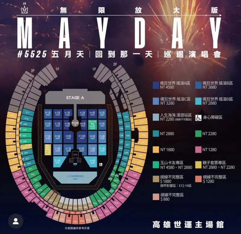 ▲五月天即將在高雄開唱。（圖／相信音樂IG）