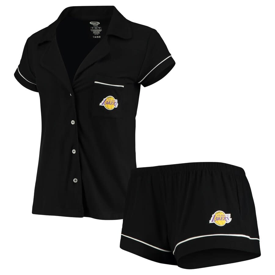 Women's Lakers Shirt & Shorts Sleep Set