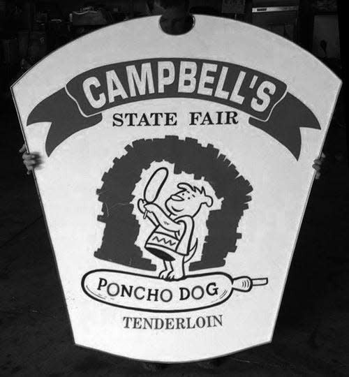 An early Campbell's Concessions stand sign.