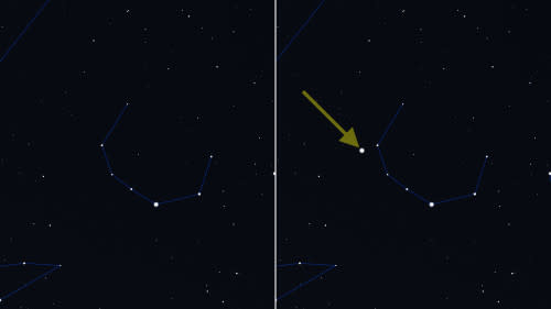 TCrB nova comparison Stellarium