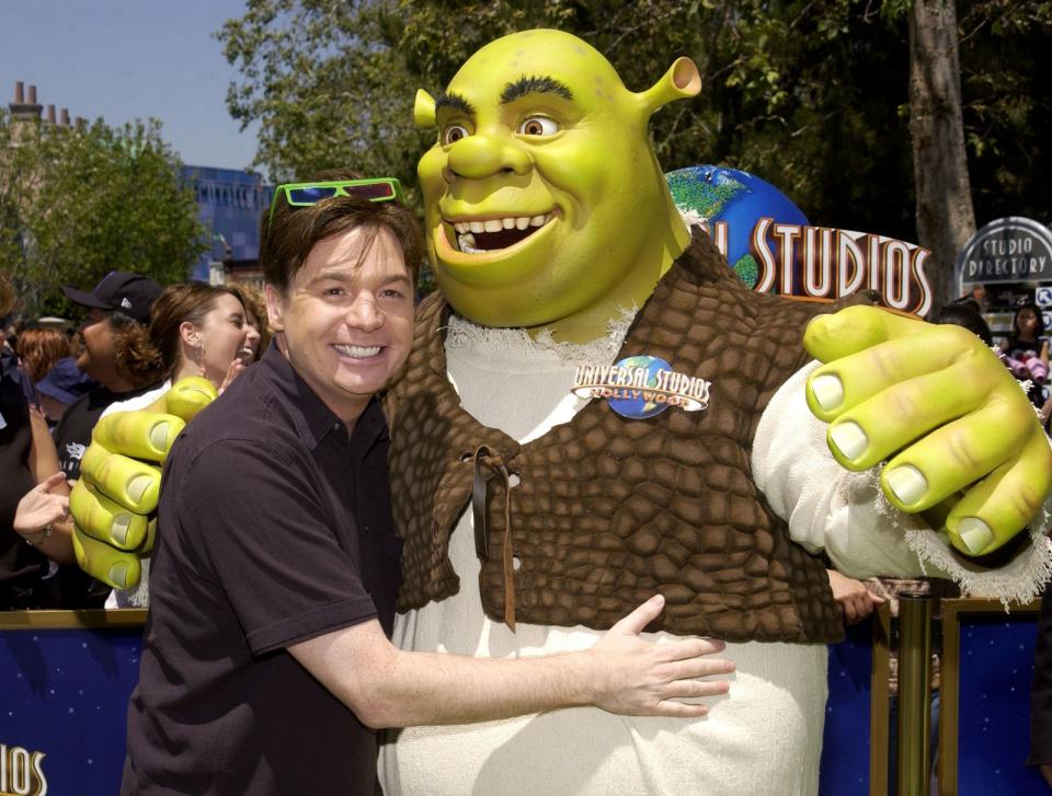 Im US-Original wird Shrek von Mike Myers ("Austin Powers"-Filme) gesprochen. Myers war allerdings nicht die erste Wahl ... (Bild: Jean-Paul Aussenard/WireImage)