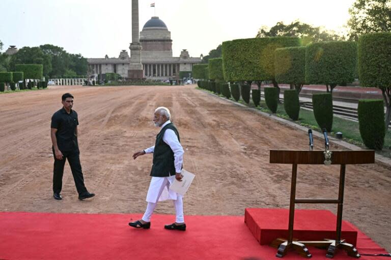 莫迪3度就職印度總理在即 聯合政府人事成焦點