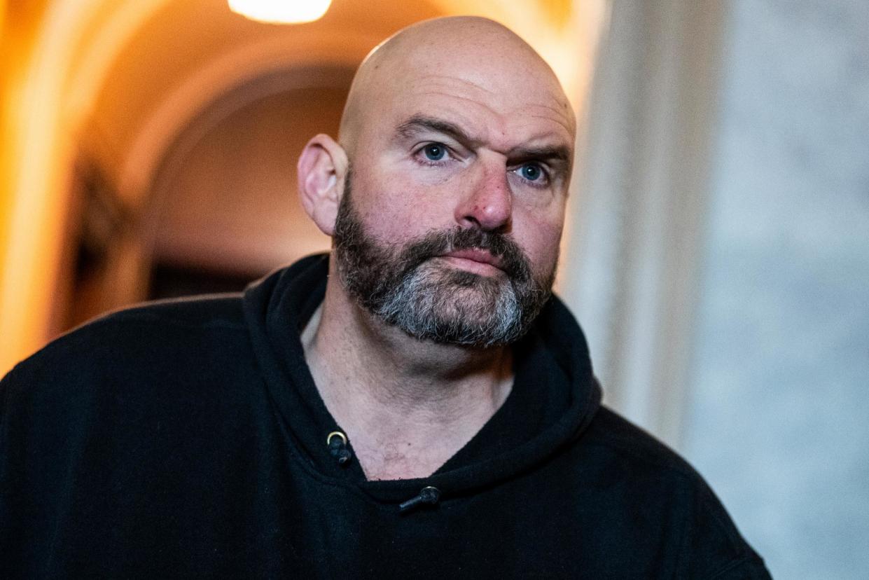 <span>Senator John Fetterman at the capitol in Washington in January.</span><span>Photograph: Tom Williams/CQ-Roll Call/Getty Images</span>