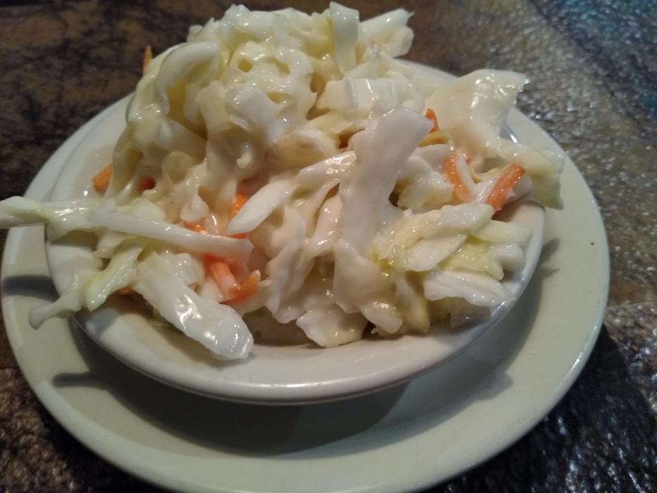 The coleslaw is juicy and crunchy at the Coventry DIner.